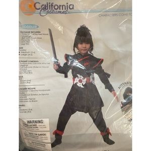 Toddler ninja girl costume